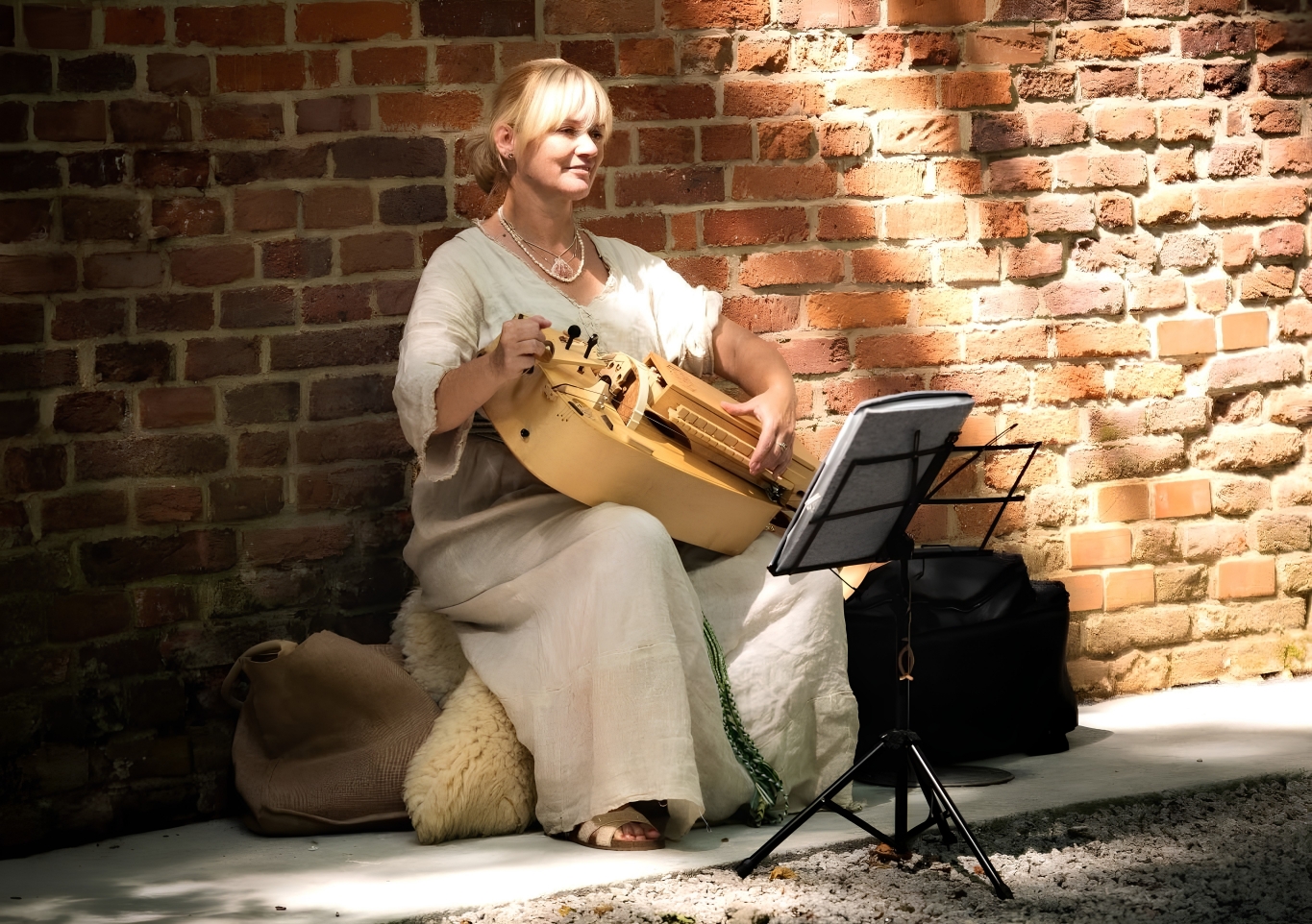 Katarzyna Bor przy Baszcie Rycerskiej