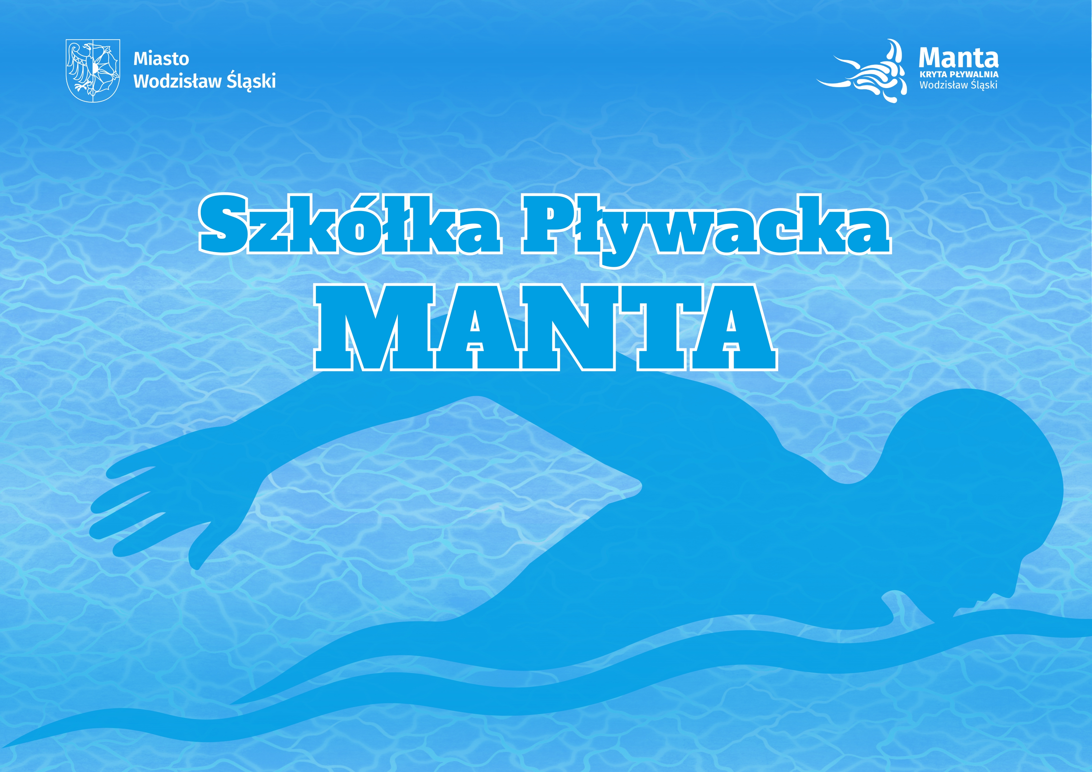 Grafika promująca Szk&oacute;łkę Pływacką Manta