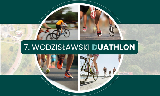 Grafika promująca 7. Wodzisławski Duathlon