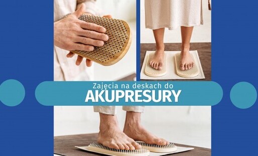 Grafika - Zajęcia na deskach do akupresury w „Syrence”
